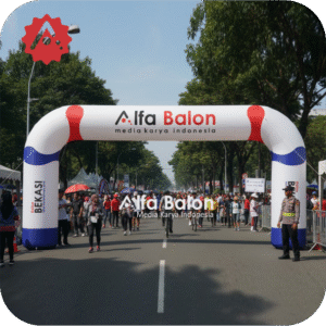 balon gate start finish fun run