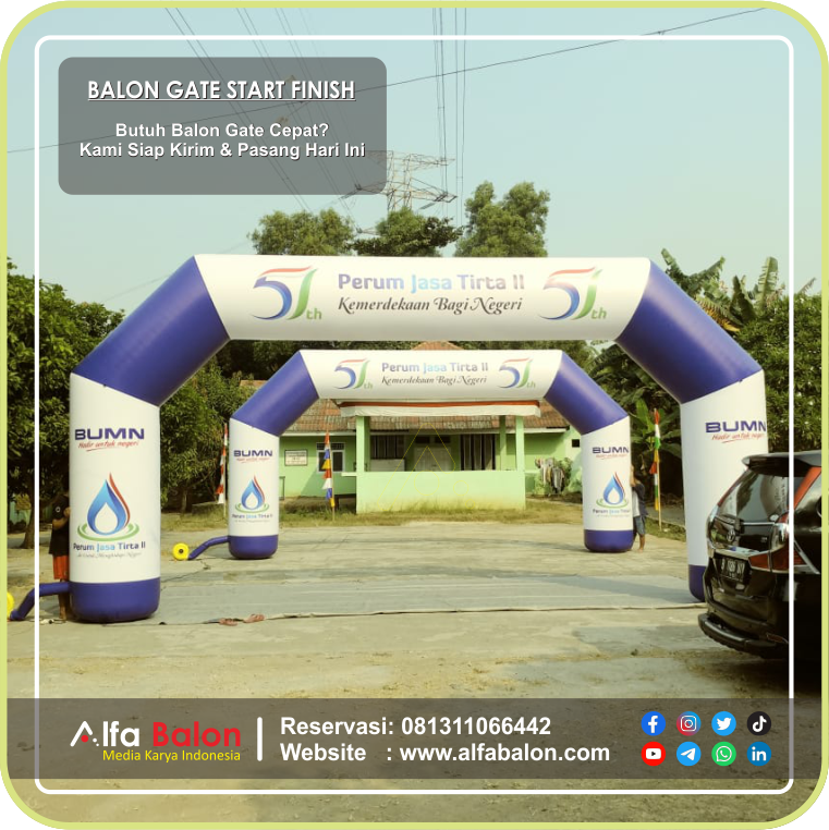 sewa Balon Gate Start Finish Bogor